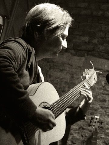 Klaus an der Guitarre